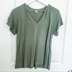 Old Navy Olive Green Blouse